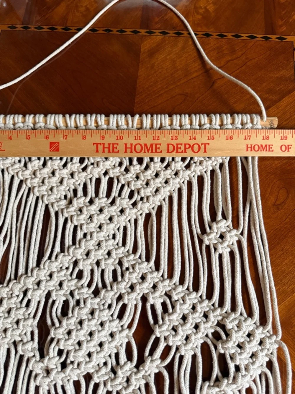 Handmade Macrame Wall Hanging - Cream Boho Wall Decor